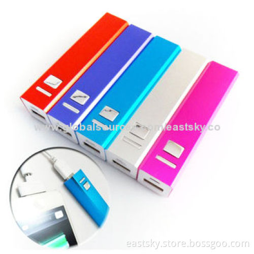 2800mAh Universal Aluminum Charger with 5V/1A OutputNew